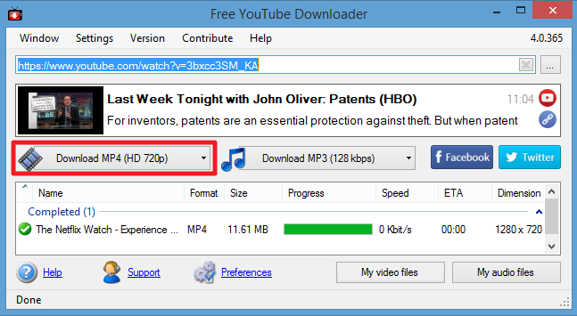 download youtube videos windows 10