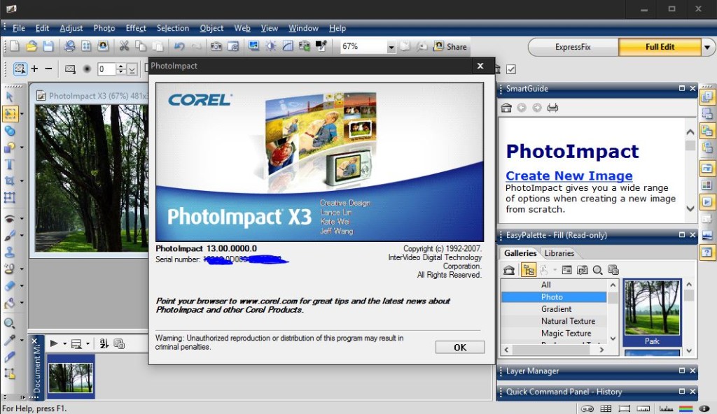 Corel PhotoImpact X3